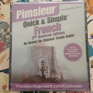 Pimsleur Approach "Quick and Simple" French Language Audio CDs 2nd Edition